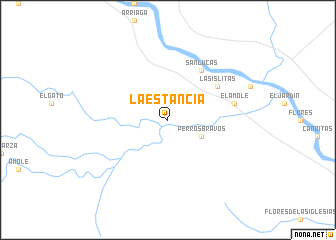 map of La Estancia