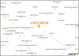 map of La Estancia