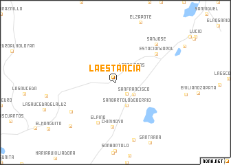 map of La Estancia