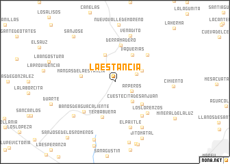 map of La Estancia