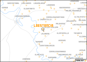 map of La Estancia