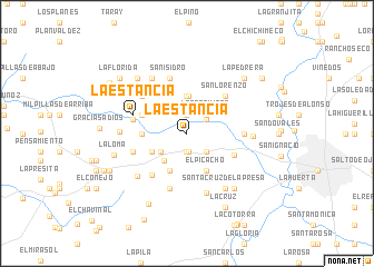 map of La Estancia