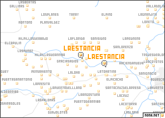 map of La Estancia