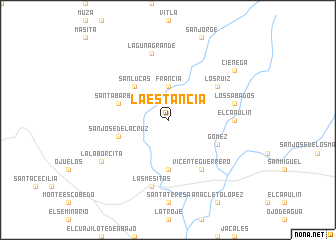 map of La Estancia