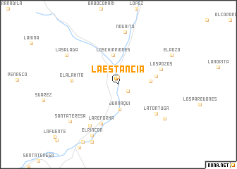 map of La Estancia