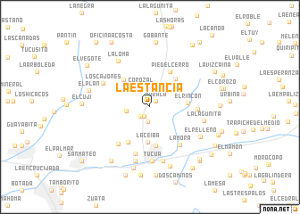 map of La Estancia