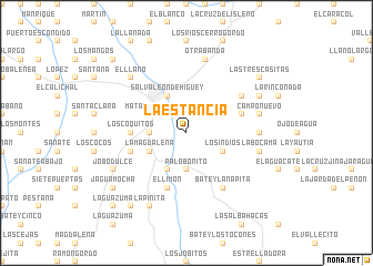 map of La Estancia