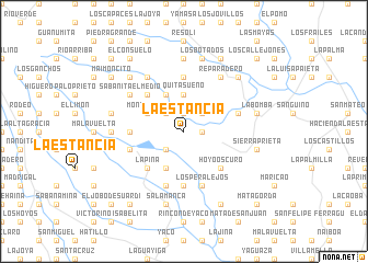 map of La Estancia