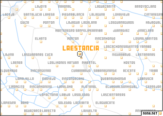 map of La Estancia