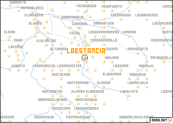 map of La Estancia