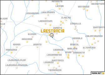 map of La Estancia