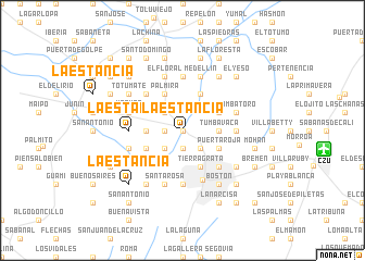 map of La Estancia