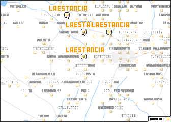 map of La Estancia