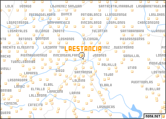 map of La Estancia