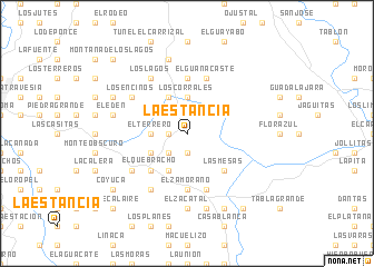 map of La Estancia