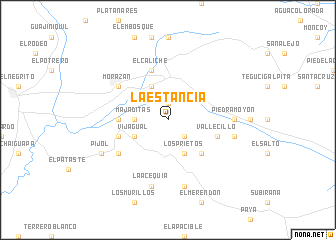 map of La Estancia