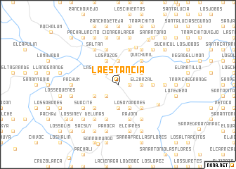 map of La Estancia