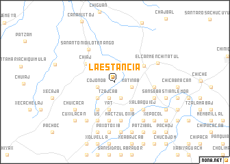 map of La Estancia