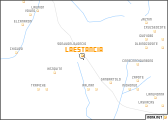 map of La Estancia