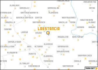 map of La Estancia