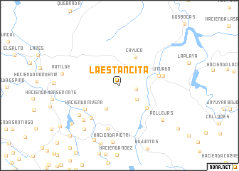 map of La Estancita