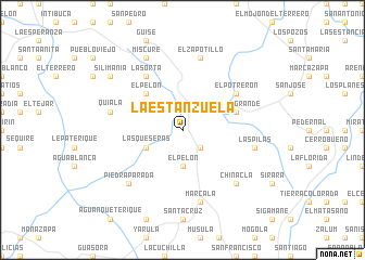 map of La Estanzuela