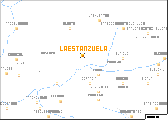 map of La Estanzuela