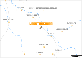map of La Estrechura