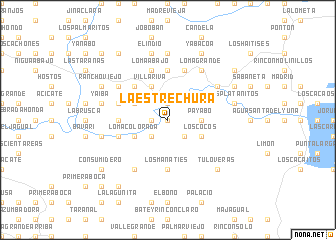 map of La Estrechura