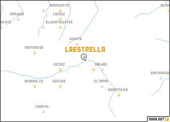 map of La Estrella