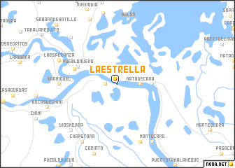 map of La Estrella