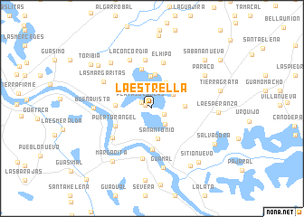 map of La Estrella