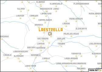 map of La Estrella