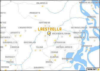 map of La Estrella
