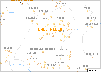 map of La Estrella