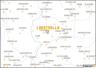map of La Estrella