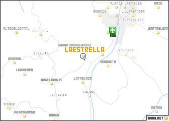 map of La Estrella