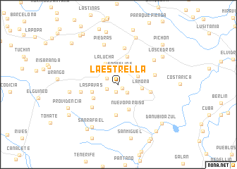 map of La Estrella