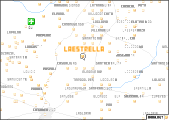 map of La Estrella