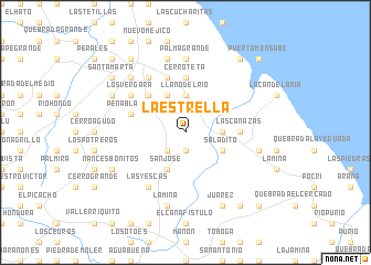 map of La Estrella