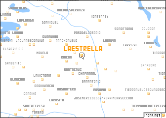 map of La Estrella
