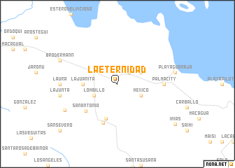 map of La Eternidad