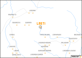 map of Laeti