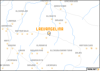 map of La Evangelina