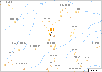 map of Lae