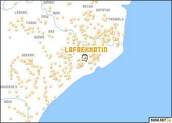 map of Lafaekmatin