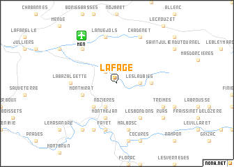 map of La Fage