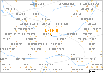 map of La Faix