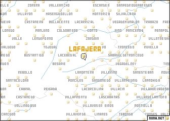 map of La Fajera