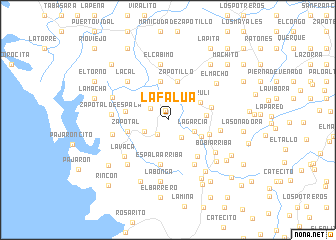 map of La Falúa